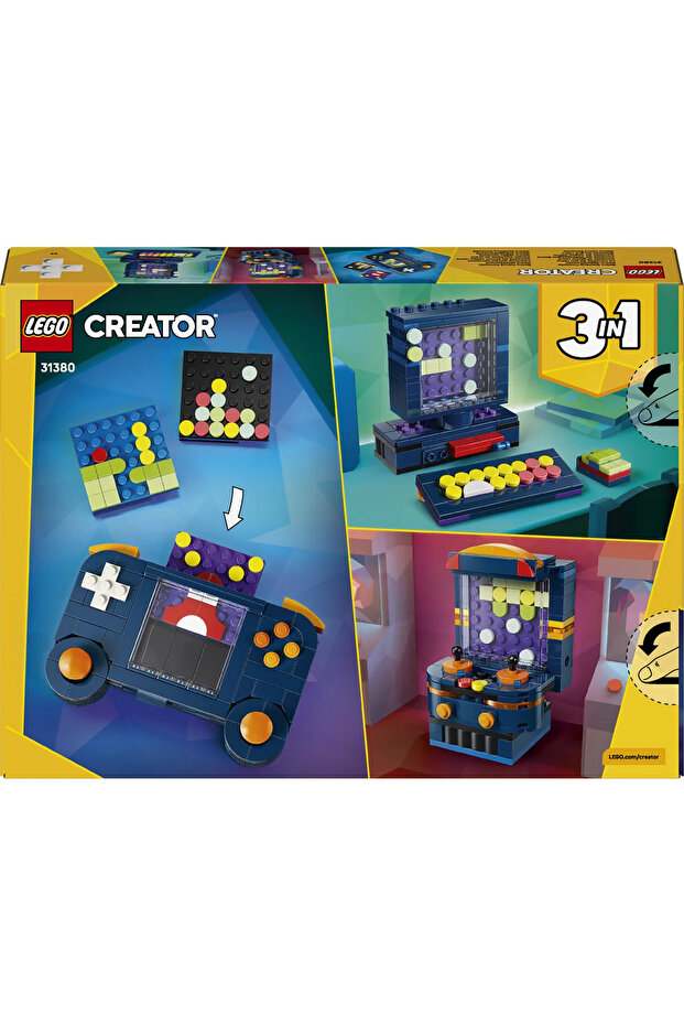 ® Creator 3’ü 1 Arada Retro Oyun Konsolu 31380 – 8+ Yaratıcı Oyuncak Yapım Seti (268 Parça) - 5