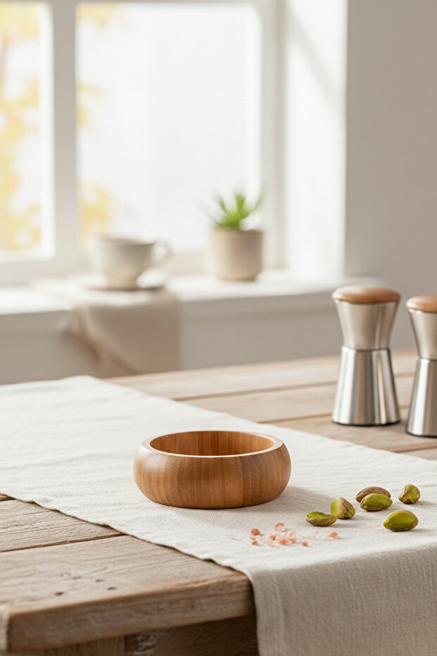 Bambu Sunum Kase - 10 cm - 1