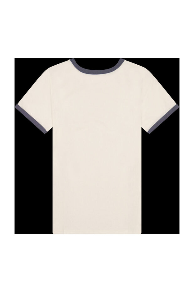 Kobieta RINGER TEE WORN WHITE - 6