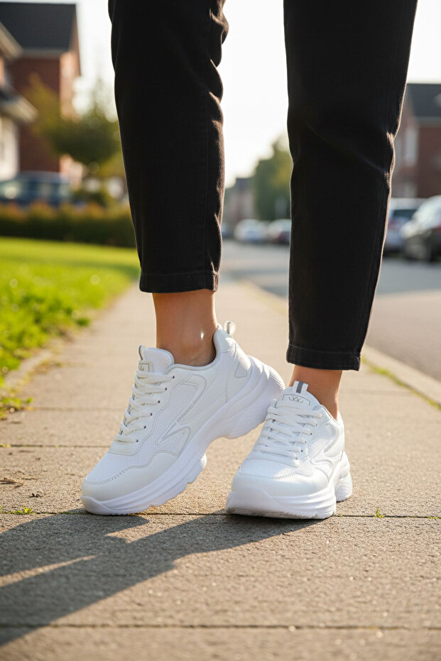 Weiß Damen Sneaker 20834 - 1