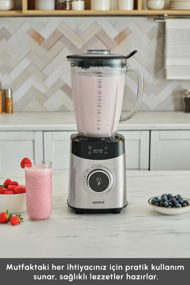 Dijital Ekran İnox Smoothıe Blender 1800 W - 8