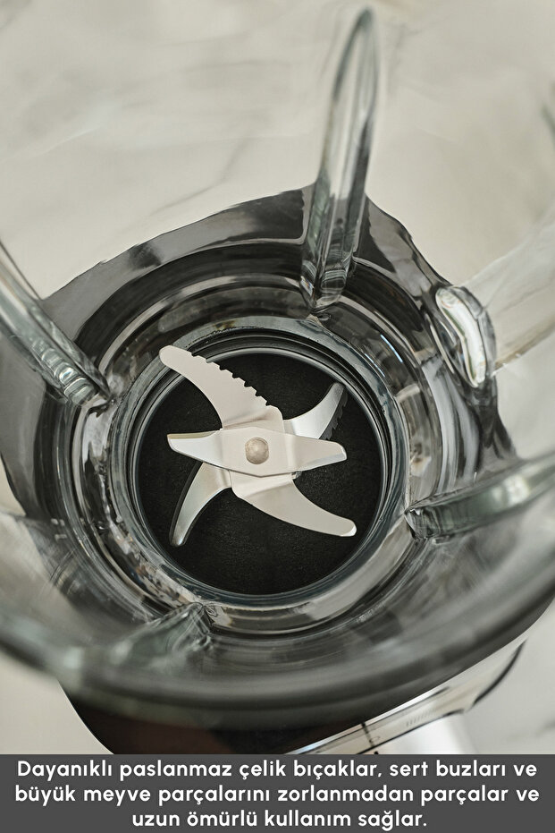 Dijital Ekran İnox Smoothıe Blender 1800 W - 9