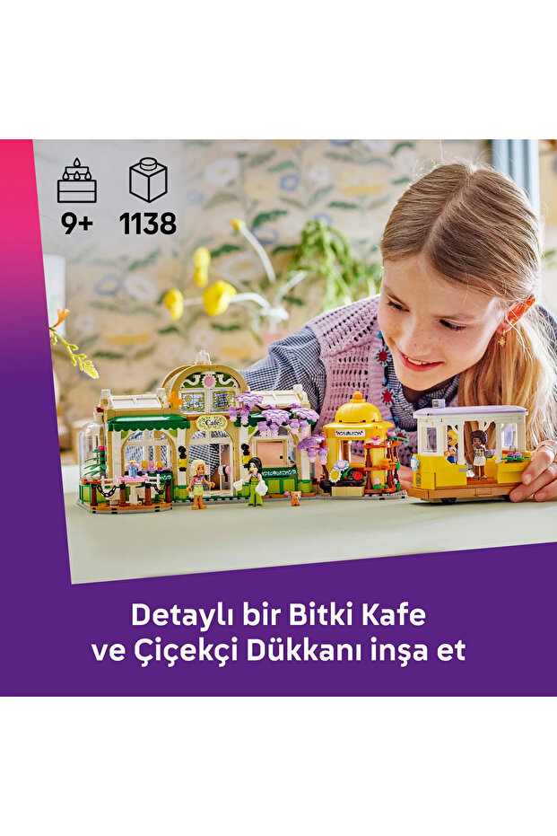 ® Friends Bitki Kafe ve Çiçekçi Dükkanı 42671 - 9+ Çocuklar için Yaratıcı Oyuncak Yapım Seti (1138) - 6