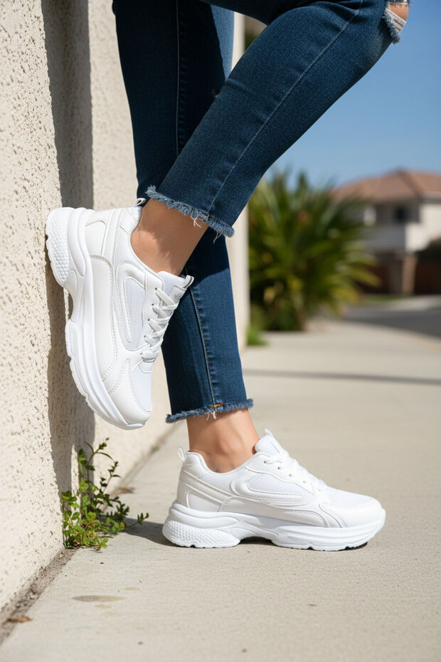 SOHO Beyaz-C Kadın Sneaker 18802