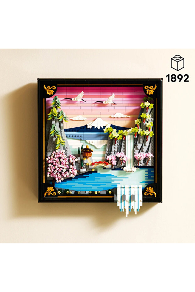 ® Art Japon Kiraz Çiçeği Manzarası 31218 – Anneler Günü Hediyesi Model Yapım Seti (1892 Parça) - 11