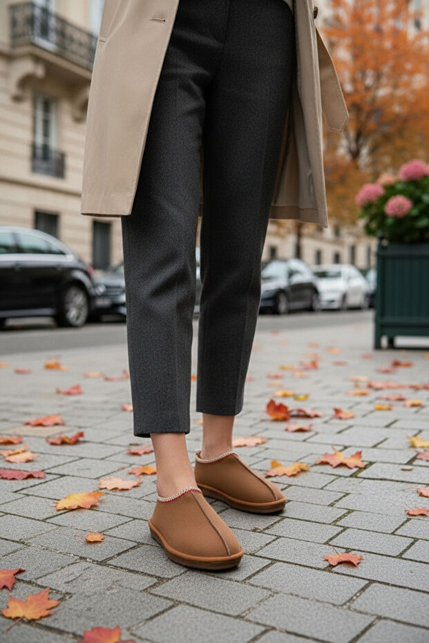 Taba Süet Kadın Bot & Bootie 20949 - 3