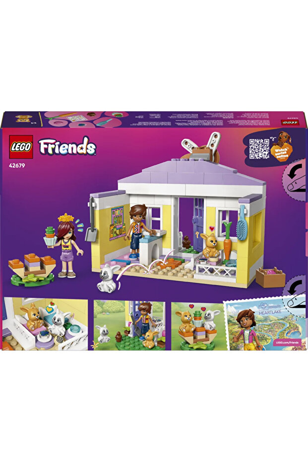 ® Friends Heartlake Şehri Tavşan Oteli 42679 – 5+ Yaratıcı Oyuncak Yapım Seti (161 Parça) - 5
