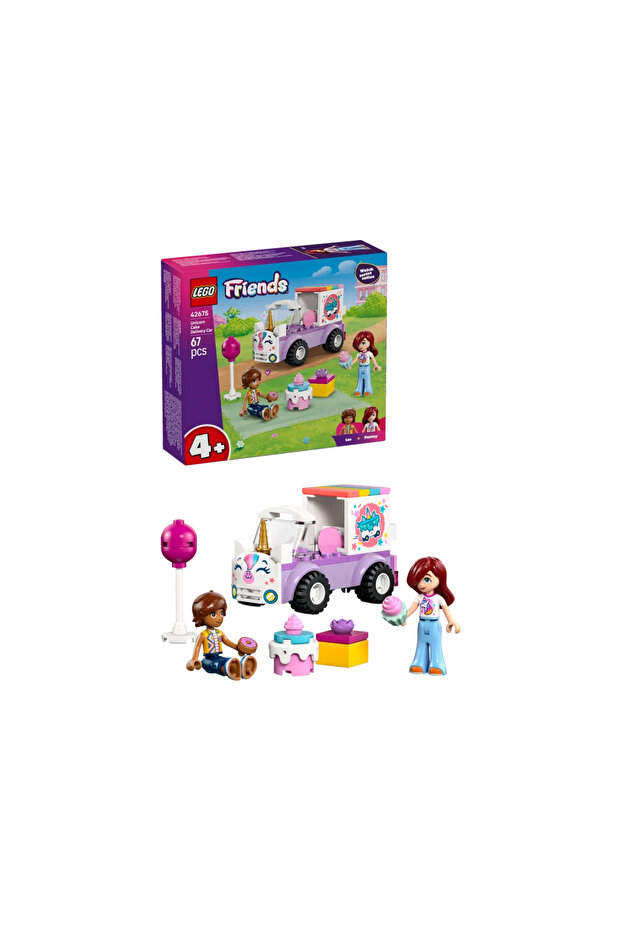 ® Friends ǀ Mașină-unicorn pentru livrare de torturi 42675 - 1