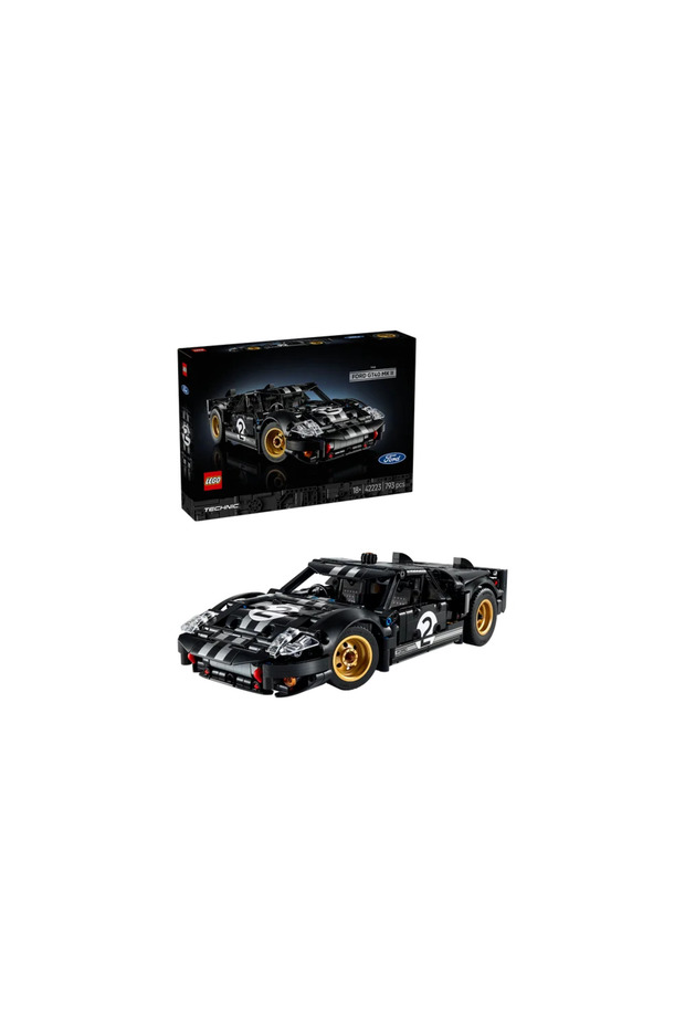 ® Technic™ 1966 Ford GT40 MKII Yarış Arabası 42223 – Yetişkinler için Model Yapım Seti (793 Parça) - 1