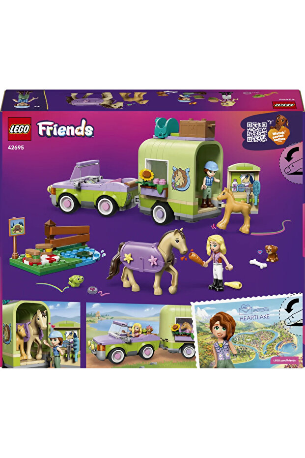 ® Friends At ve Tay Römorku 42695 – 7+ Yaratıcı Oyuncak Yapım Seti (279 Parça) - 5