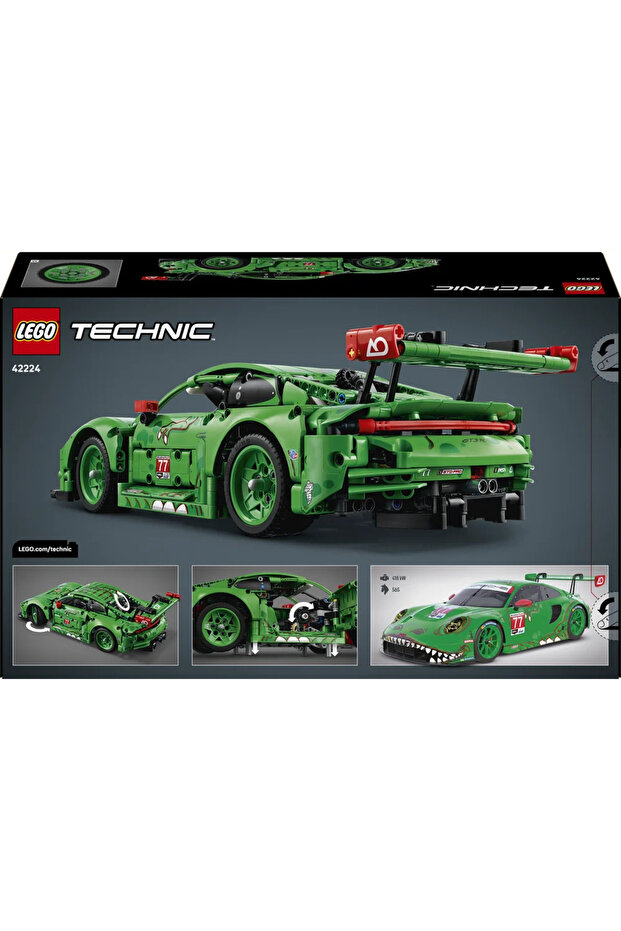 ® Technic™ Porsche 911 GT3 R REXY AO Racing Araba 42224 – 11+ Oyuncak Yapım Seti (1313 Parça) - 5