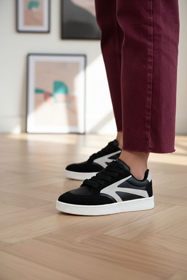 Schwarz-Eis Damen Sneaker 20965 - 1