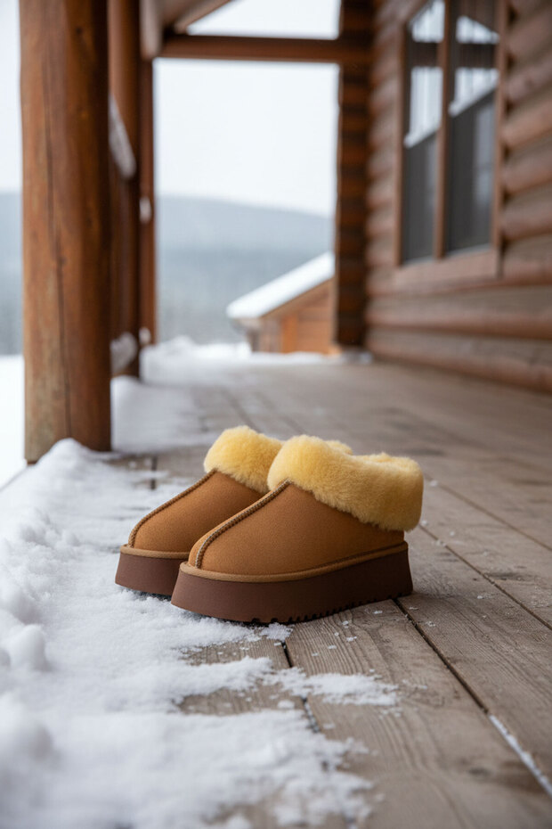 Taba Süet Kadın Bot & Bootie 19925 - 2