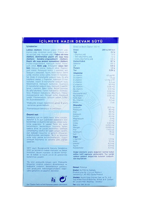 3 Devam Sütü 900 gr. - 2