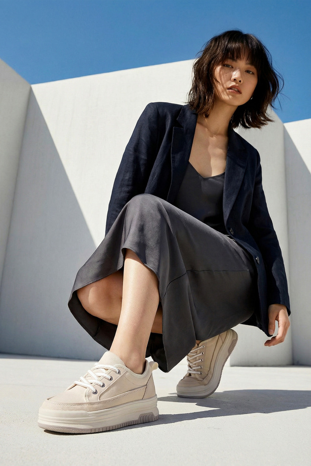 DS Opal Bej Kadın Sneaker - 3