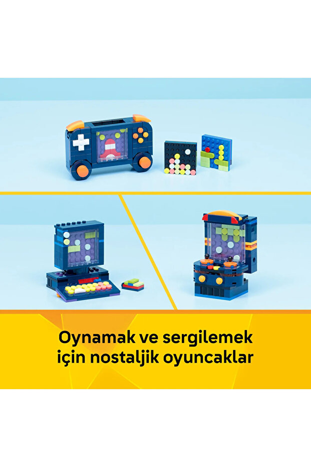 ® Creator 3’ü 1 Arada Retro Oyun Konsolu 31380 – 8+ Yaratıcı Oyuncak Yapım Seti (268 Parça) - 7