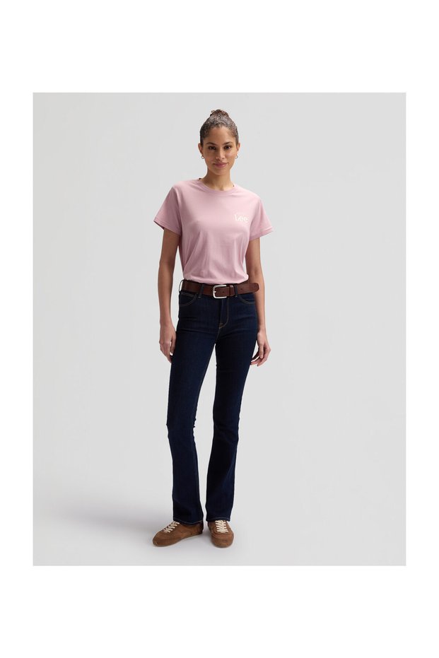 Kobieta LOGO TEE SOFT MAUVE