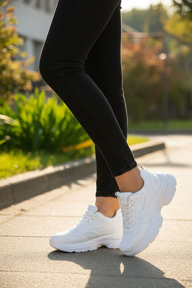 Weiß Damen Sneaker 20834 - 3