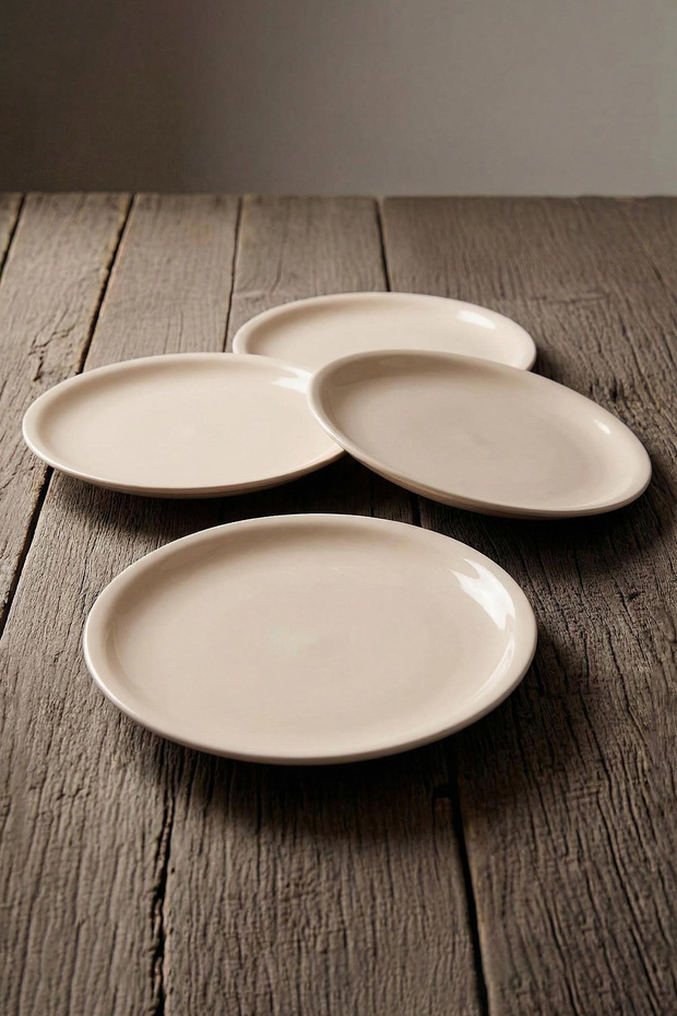 4'lü Seramik Pasta Tabağı Seti TPHAW26TBK00005 - 4