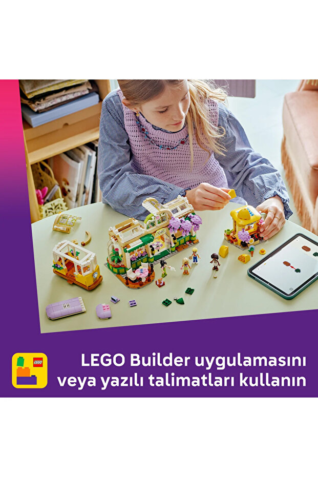 ® Friends Bitki Kafe ve Çiçekçi Dükkanı 42671 - 9+ Çocuklar için Yaratıcı Oyuncak Yapım Seti (1138) - 10