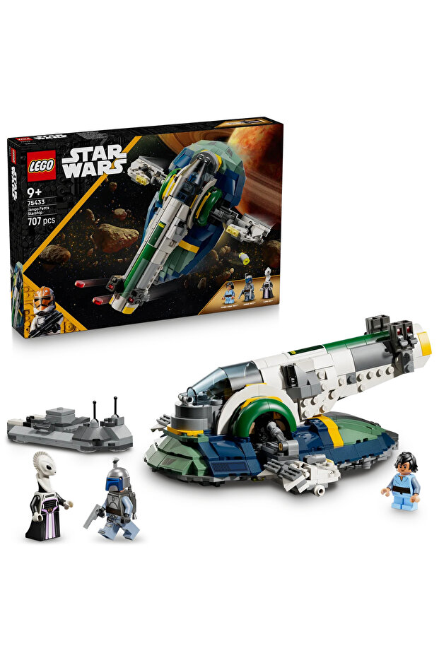 ® Star Wars: Klonların Saldırısı Jango Fett’in Starship’i 75433 - 9+ Oyuncak Yapım Seti (707P) - 1