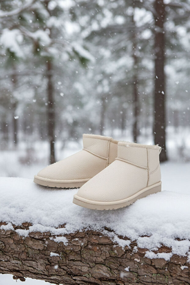 Bej Kadın Bot & Bootie 20024 - 2