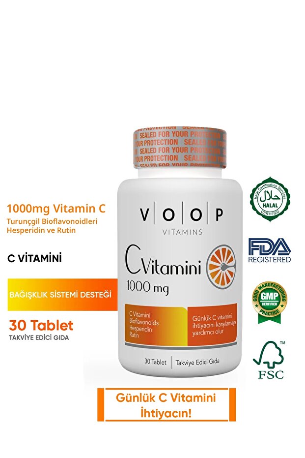 C Vitamini 1000 Mg - 30 Tablet - 1