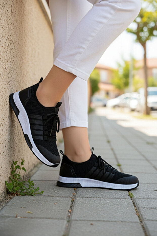 SOHO Siyah Kadın Sneaker 16278