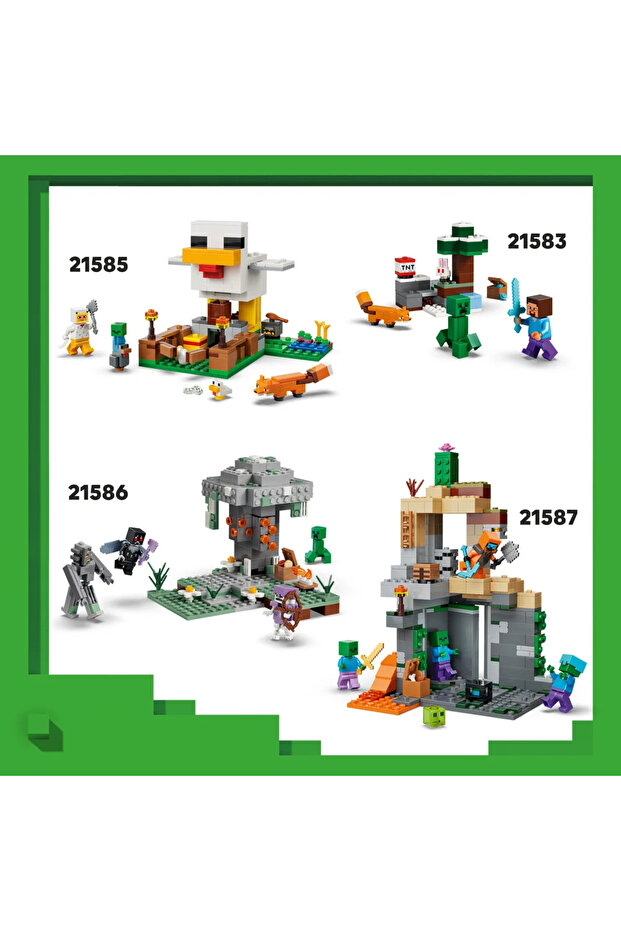 ® Minecraft® Nether ve End Geçidi Yolculuğu 21584 - 7+ Yaratıcı Oyuncak Yapım Seti (192 Parça) - 6