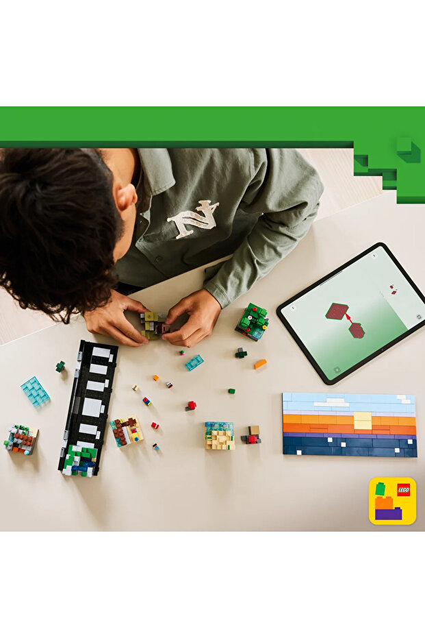 ®   ماينكرافت ®   ميني بيومالز 21589 - مجموعة ألعاب إبداعية للأطفال فوق سن 12 (797 قطعة) - 9