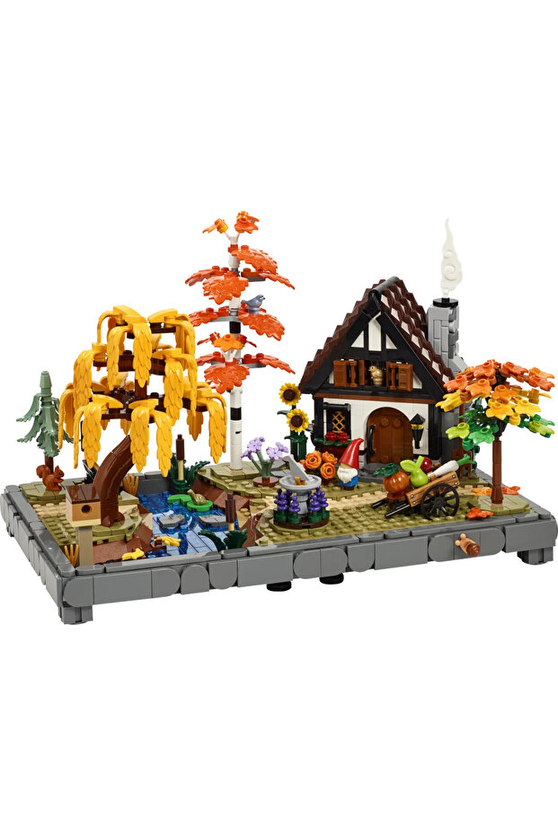 ® Icons Sonbahar Bağ Evi Bahçesi 11372 – Yetişkinler için Yaratıcı Model Yapım Seti (1102 Parça) - 3