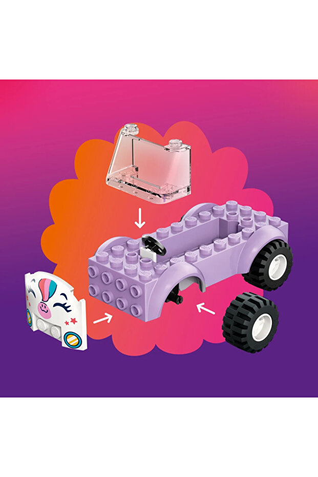® Friends ǀ Mașină-unicorn pentru livrare de torturi 42675 - 3