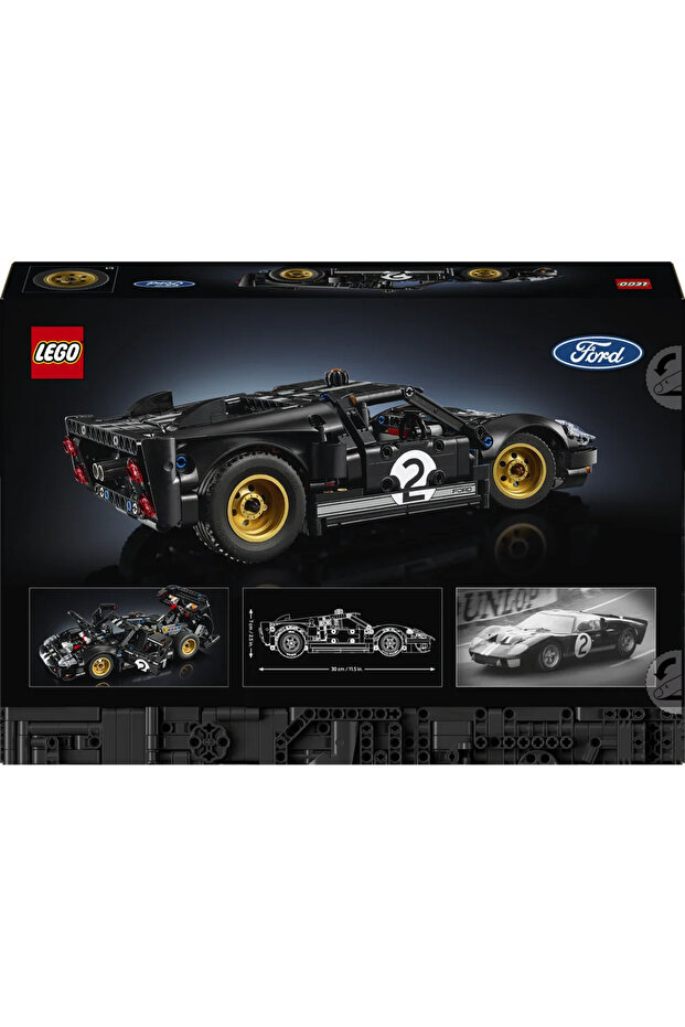 ® Technic™ 1966 Ford GT40 MKII Yarış Arabası 42223 – Yetişkinler için Model Yapım Seti (793 Parça) - 11