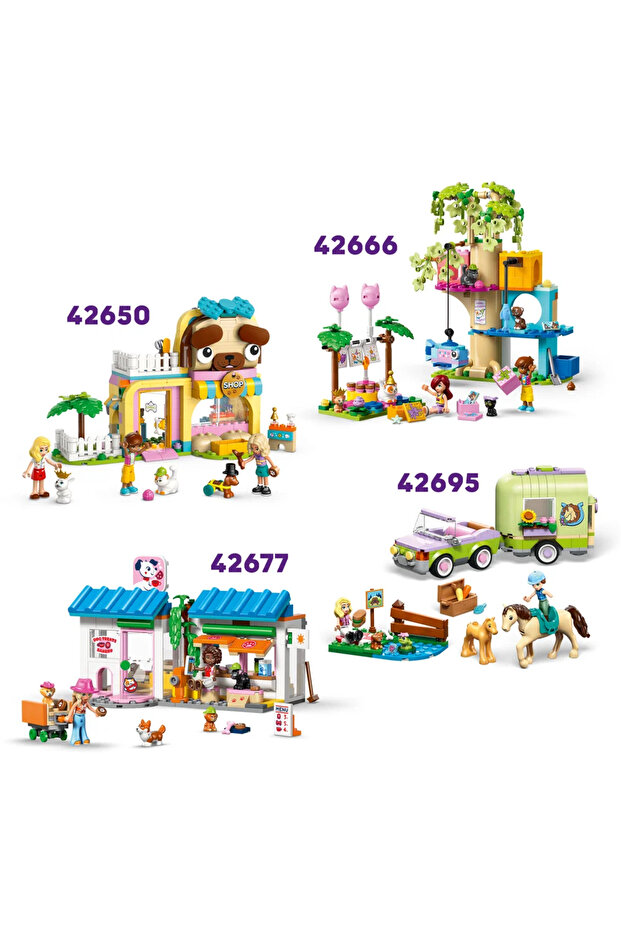 ® Friends Evcil Hayvan Aksesuar Kamyoneti 42678 – 6+ Yaratıcı Oyuncak Yapım Seti (237 Parça) - 6