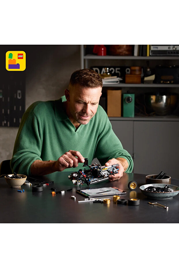 ® Technic™ 1966 Ford GT40 MKII Yarış Arabası 42223 – Yetişkinler için Model Yapım Seti (793 Parça) - 7