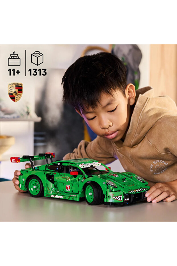 ® Technic™ Porsche 911 GT3 R REXY AO Racing Araba 42224 – 11+ Oyuncak Yapım Seti (1313 Parça) - 6