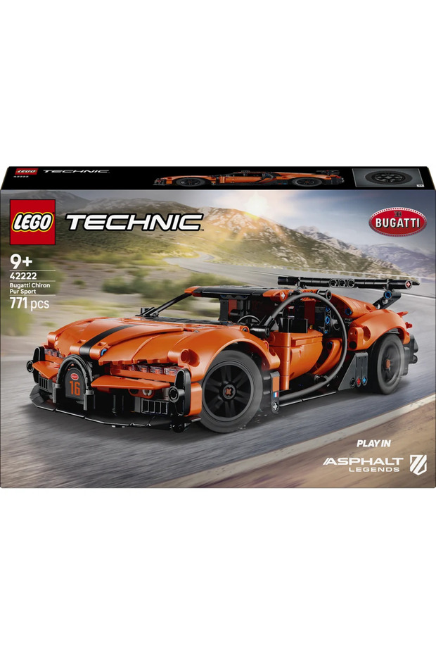 ® Technic™ Bugatti Chiron Pur Sport Hiper Araba 42222 – 9+ Oyuncak Yapım Seti (771 Parça) - 10