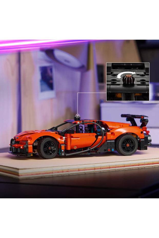 ® Technic™ Bugatti Chiron Pur Sport Hiper Araba 42222 – 9+ Oyuncak Yapım Seti (771 Parça) - 4