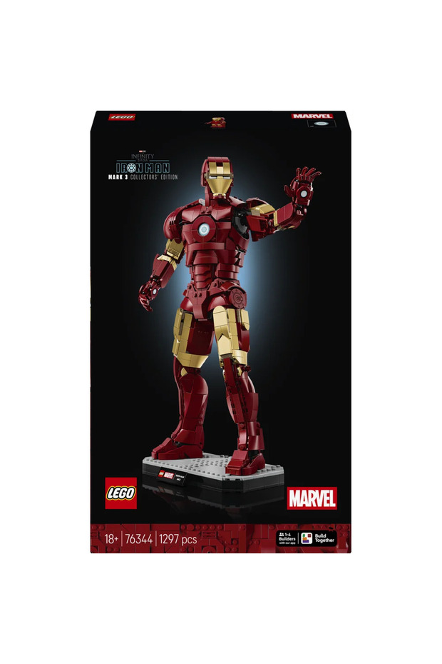 ® ǀ Marvel Iron Man Mark 3 Koleksiyoncu Versiyonu 76344 - 18+ Model Yapım Seti (1297 Parça) - 10