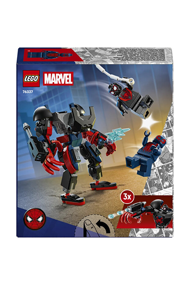 ® ǀ Marvel Miles Morales Robotu vs. Örümcek Adam 2099 76337 - 6+ Oyuncak Yapım Seti (135 Parça) - 3