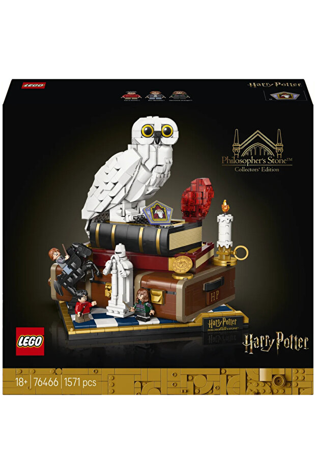 ® Harry Potter™ Felsefe Taşı – Koleksiyoncu Versiyonu 76466 - 18+ Model Yapım Seti (1571 Parça) - 6