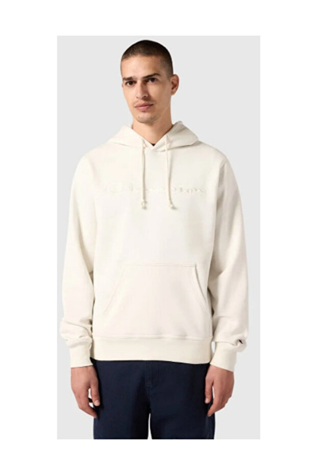 Icons Hooded Sweatshirt White Men's Sweatshirt - 220271-Ww056
