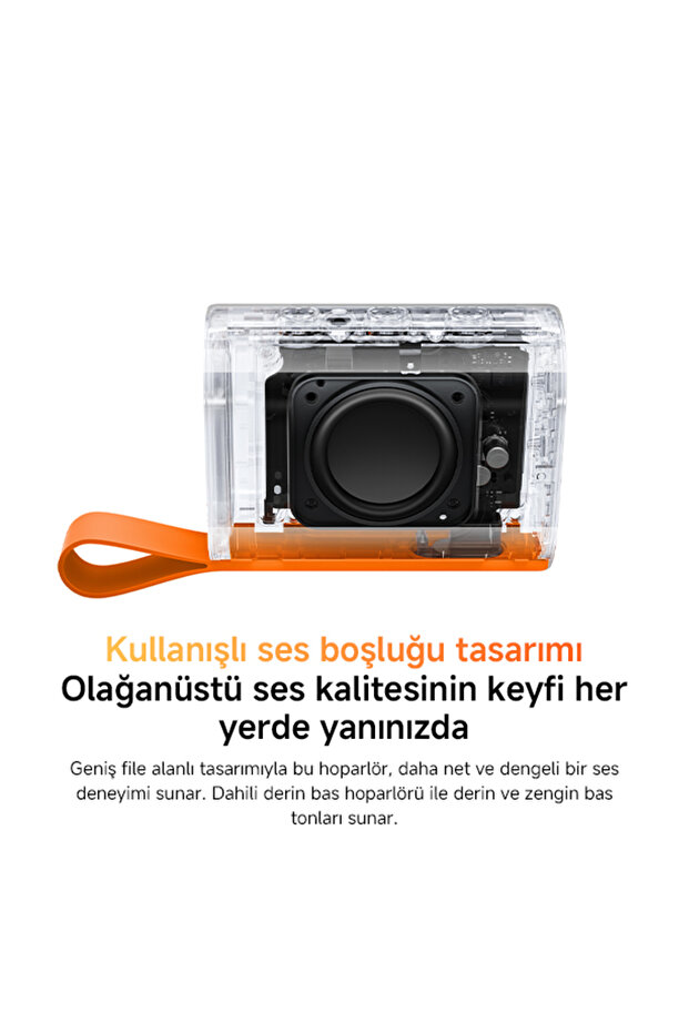 Sound Pocket S28D 5W IP67 Taşınabilir Bluetooth Hoparlör Gri (Xiaomi Türkiye Garantili) - 6