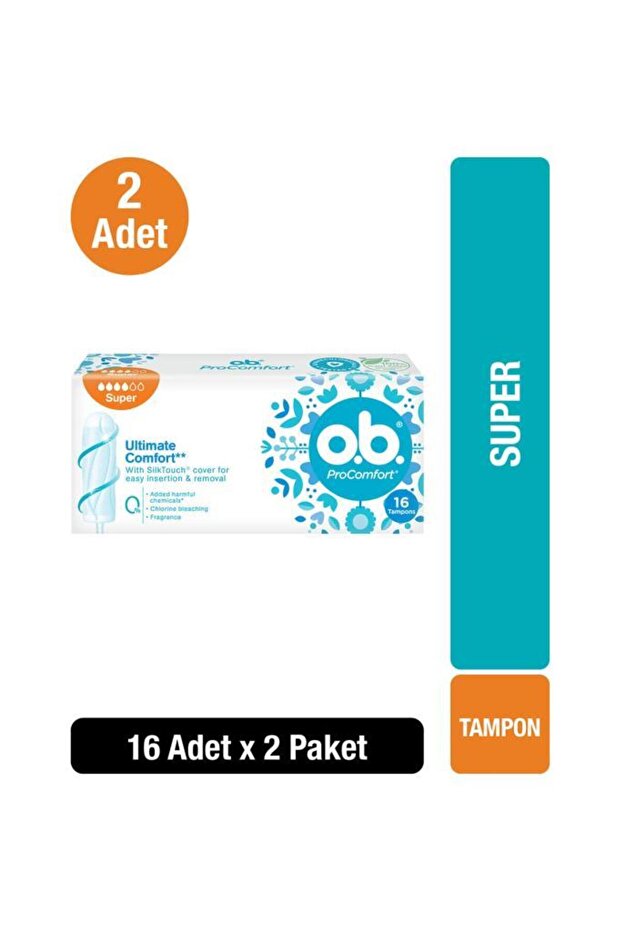 Tampon Süper 16'lı x2 - 1