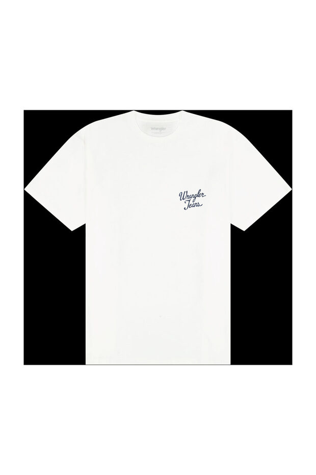 Man Logo Tee Worn White - 6