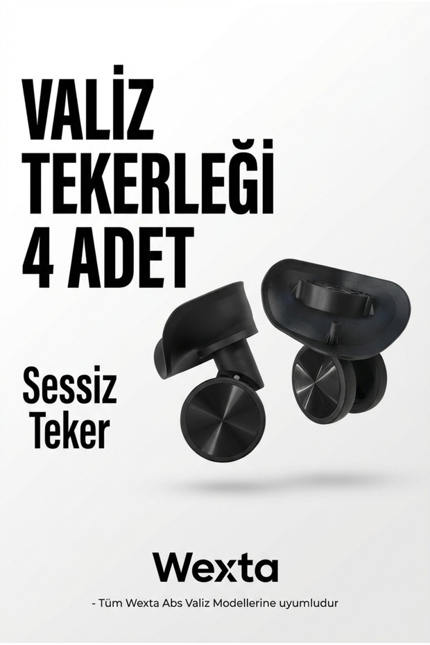 Valiz Tekerleği Çift Teker 01 4 Adet - 1