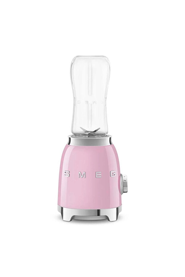 50's Style Pembe Kişisel Blender - Double Bottle - 1