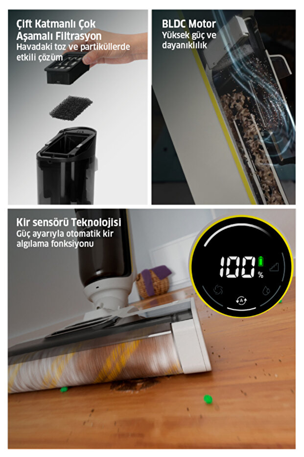 FCV 4 Islak Kuru Dikey Süpürge - 2