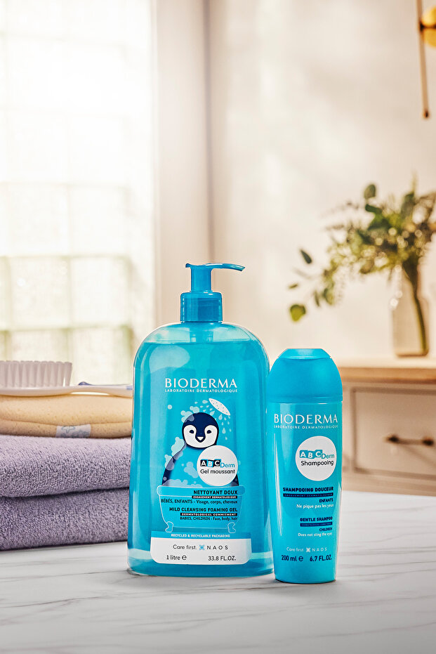 ABCDerm Gentle Shampoo Bebek ve Çocuklar için Tuzsuz ve Sülfatsız Göz Yakmayan Saç Şampuanı 200 ml - 3