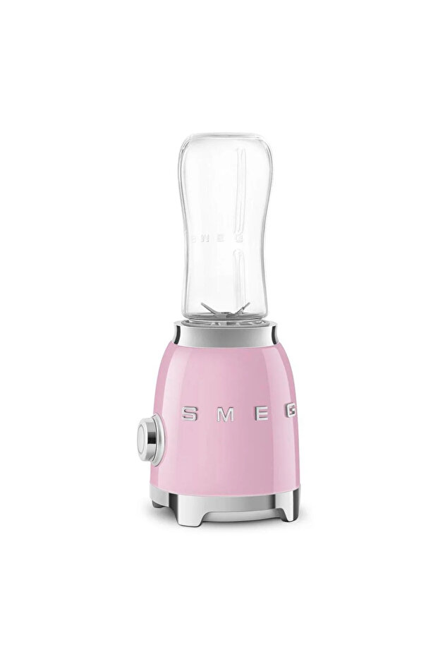 50's Style Pembe Kişisel Blender - Double Bottle - 4